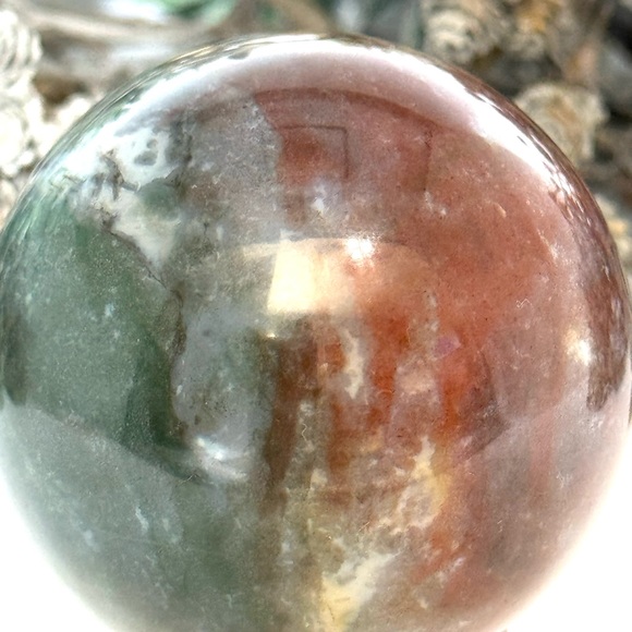 Ocean Jasper Sphere - Picture 6 of 9